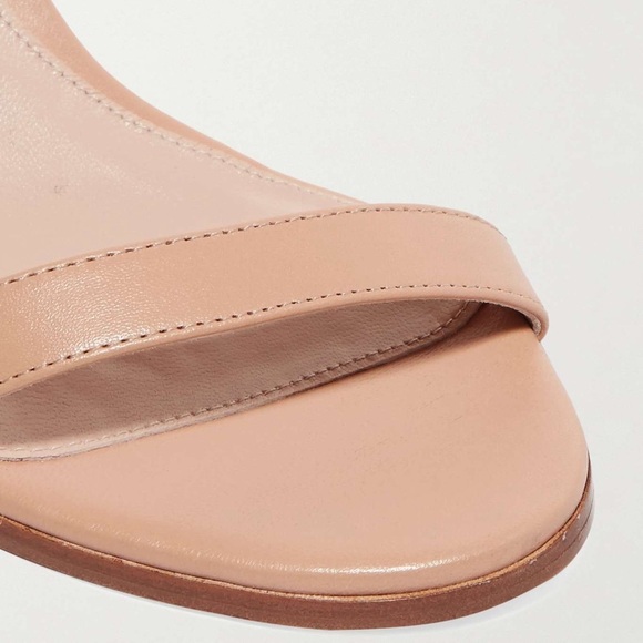 Stuart Weitzman / Nearlynude sandal heel leather nude block 11.5 - Picture 6 of 10